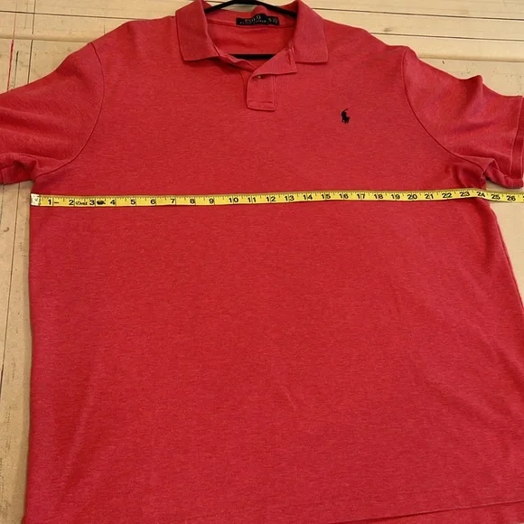 Polo by Ralph Lauren Men's Classic Red Polo Shirt - Picture 7 of 7